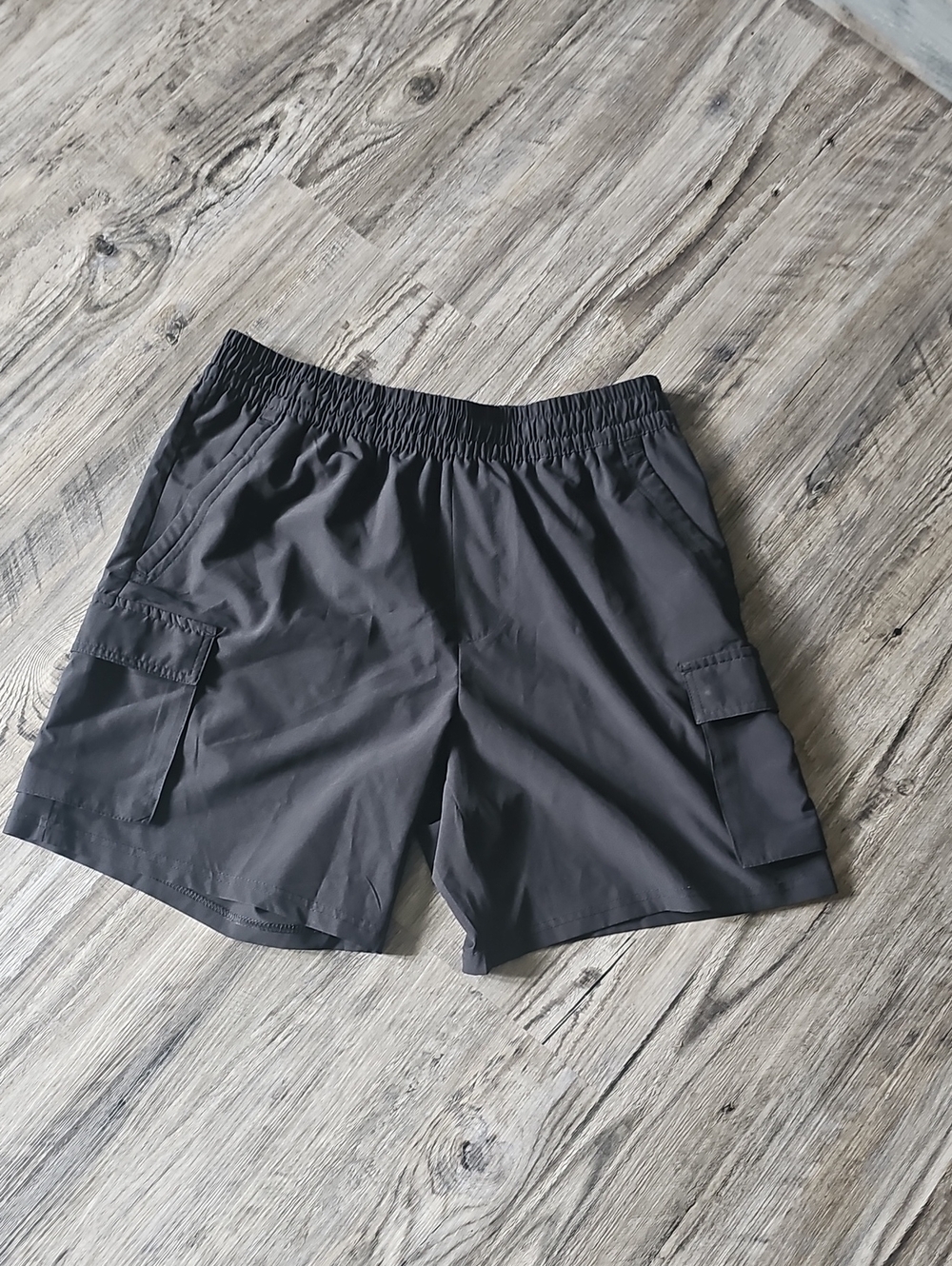 Men's Black Cargo Quick Dry Shorts
